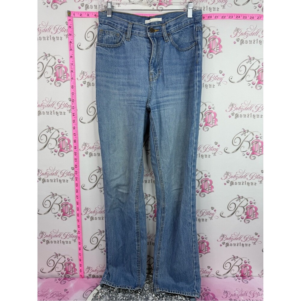 OAK + FORT Light Blue Flare Jeans